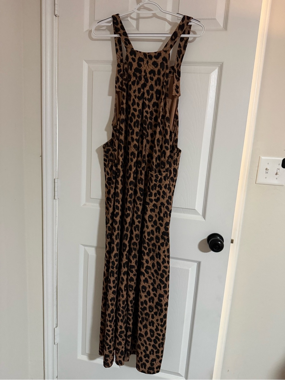 Halara Leopard Print overalls- Brown & Black - Picture 2 of 3